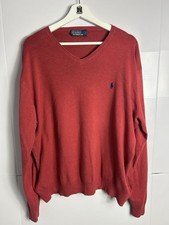 Polo Ralph Lauren Red V Neck