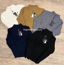 Ralph Lauren Cable-Knit 1/4